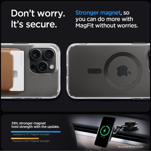 Spigen for iPhone 15 Pro Max Case, Ultra Hybrid MagFit - Picture 5 of 12